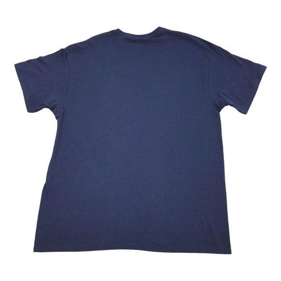 Vintage NOS Alaska Nature Short Sleeve T-Shirt XL Blue Yellow Bear Deadstock Y2K - Picture 2 of 7